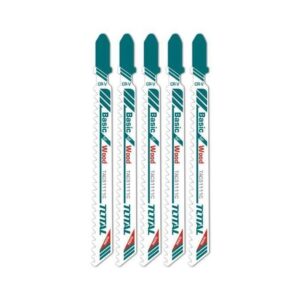 Total Jig saw blade for wood- 5pcs