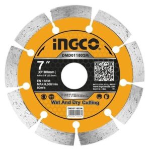 Ingco Diamond disc set 180(7")X22.2mm