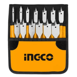 Ingco 13 Pcs flat wood drill bits set