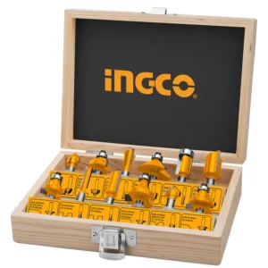 Ingco 12 Pcs router bits set(8mm)