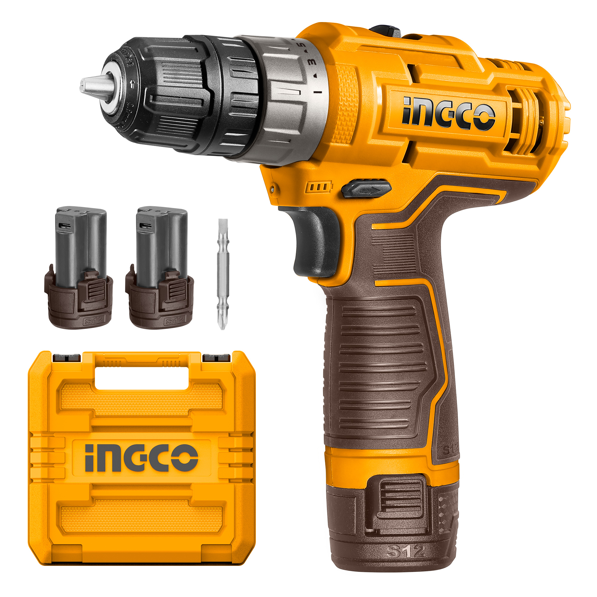 Ingco Cordless Drill 12 V
