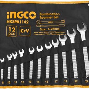Ingco 12Pcs Combination spanner set