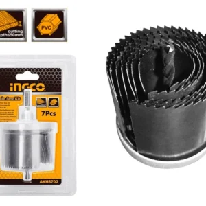 Ingco 7pcs hole saw set