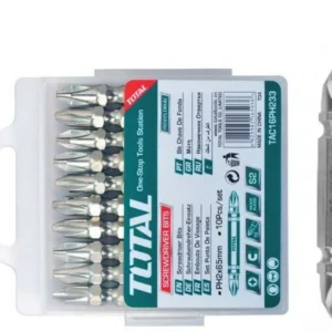 Total Screwdriver bits PH2, 65mm,10pcs/set