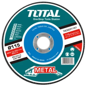 Total Abrasive metal grinding disc 115mm