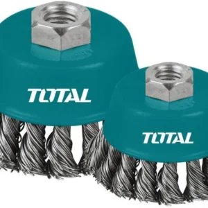 Total Wire cup brush Dia: 75mm, 3"