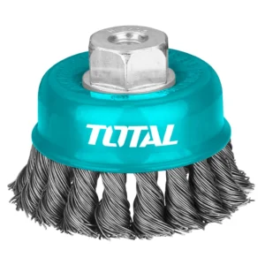 Total Wire cup brush Dia: 100mm, 4"