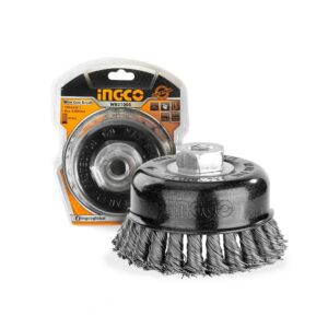 Ingco Wire cup brush Dia: 100mm, 4"