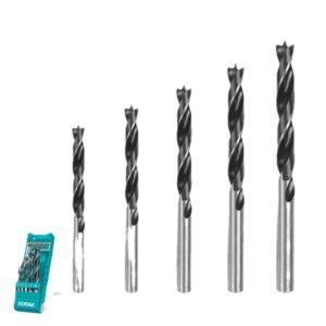 Total 5PCS Wood drill bits set
