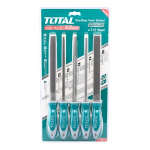 Total 5 Pcs steel file set/8”