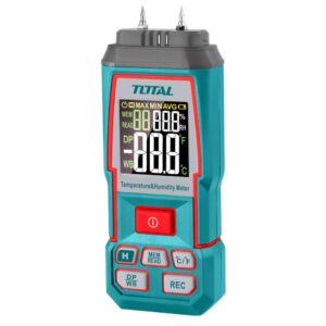 Total Wood moisture meter range: 2~70%
