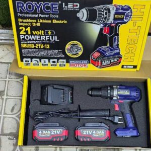 Royce brushless cordless drill 21v