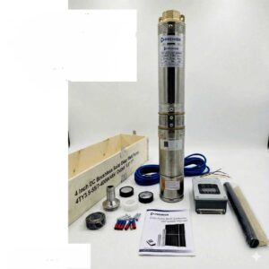 Premier solar dc brushless submersible pump 48V 400W 55M