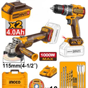 Ingco Cordless 2 pcs combo kit