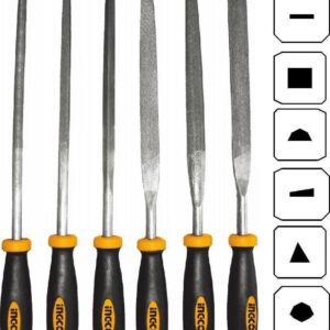 Ingco 6 Pcs file set 140mm
