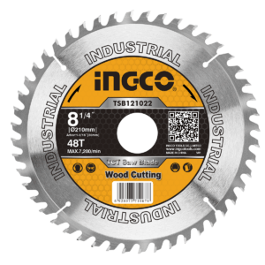 Ingco TCT saw blade 210mm(8-1/4") 48T