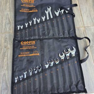 12-piece combination spanner set