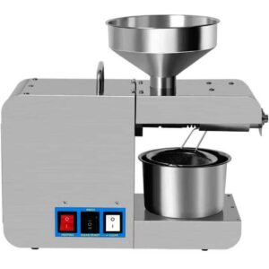 Premier 610W stainless steel electric oil press machine with a 5kg/hr capacity