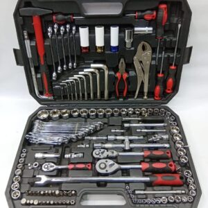 142-piece Chrome Vanadium socket wrench set